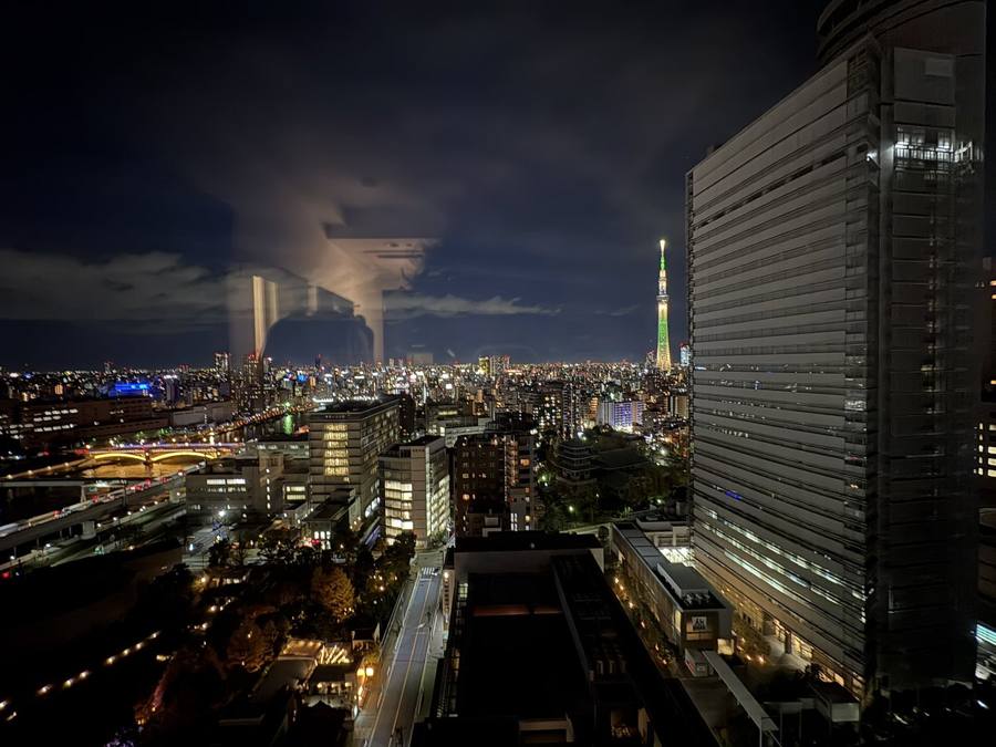 ホテルから見た夜景